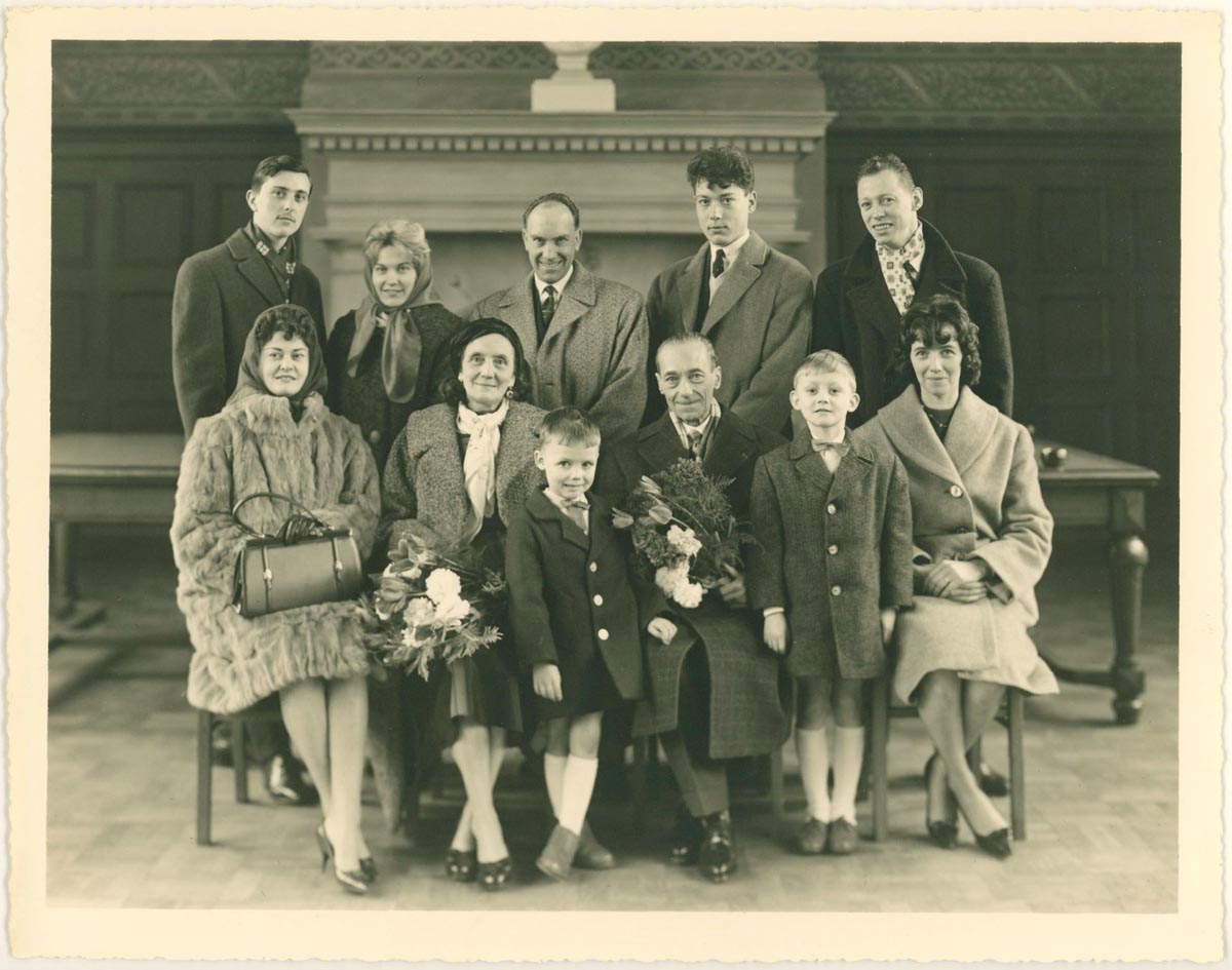 Portait des époux VanPuyenBrouck–Niffle à l’intérieur de la mairie de Marquette-lez-Lille. Archives municipales de Marquette-lez-Lille - 4MAR_K16