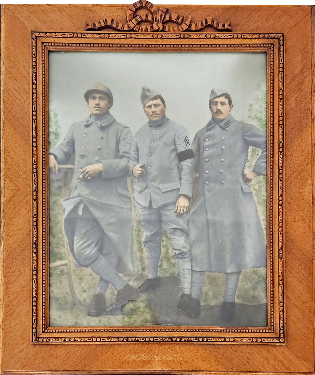 Portrait encadré des soldats Lemay, … Archives municipales de Wambrechies, WIE_Fi
