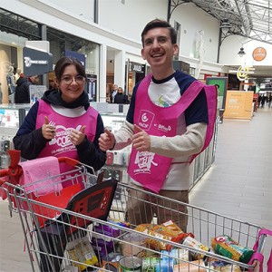 Nos services civiques avec les Restos du Coeur !